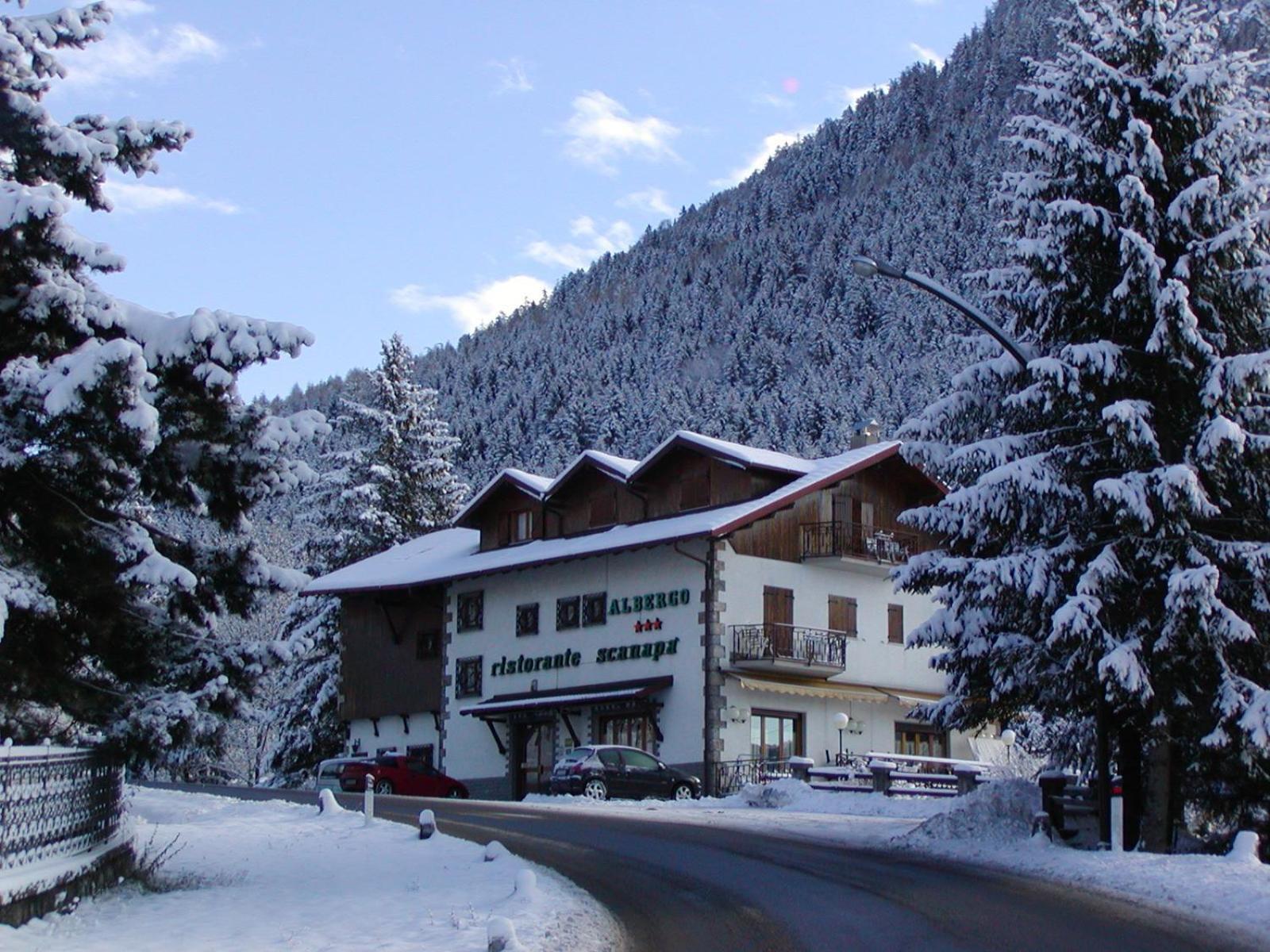 Albergo Ristorante Scanapà Castione della Presolana Esterno foto